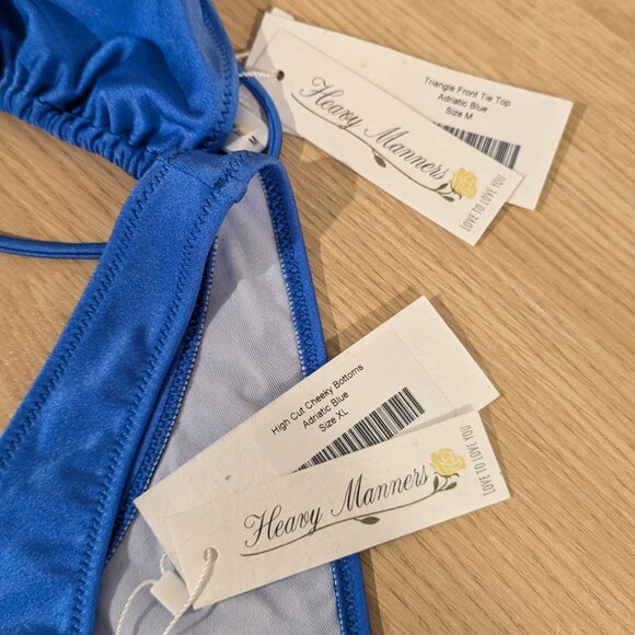Heavy Manners Adriatic Blue Bikini Bottoms - Picture 4 of 4